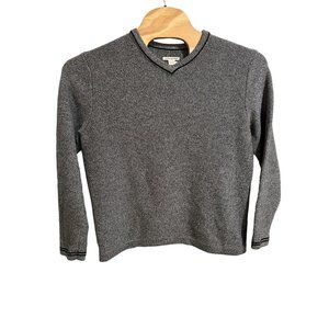 Carbon‎ 2 Cobalt Sweater Mens Large Gray Black Heavy Knit